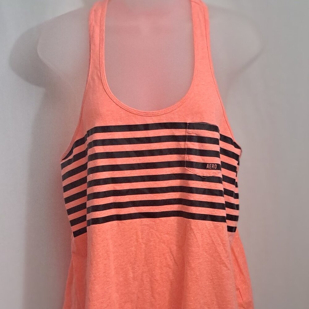 Aeropostale Neon Orange Tank Top - Women's Large